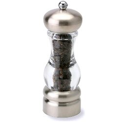 3961-58 7" Clear Mercury Salt/Peppe