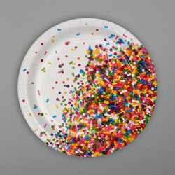 324662 7" Confetti Sprinkles Paper