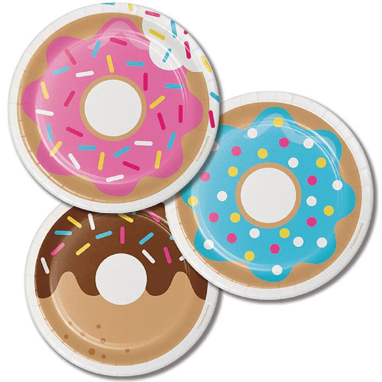 322294 7" Donut Time Paper Plate