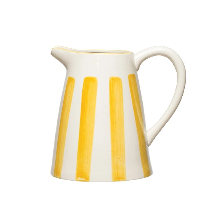 DF4843 7" Hand-Painted Stoneware Pi