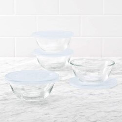 11205500 8-Pc Glass prep Bowl Set