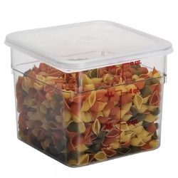 8SFSCW135 8 Qt Square Poly Food Con