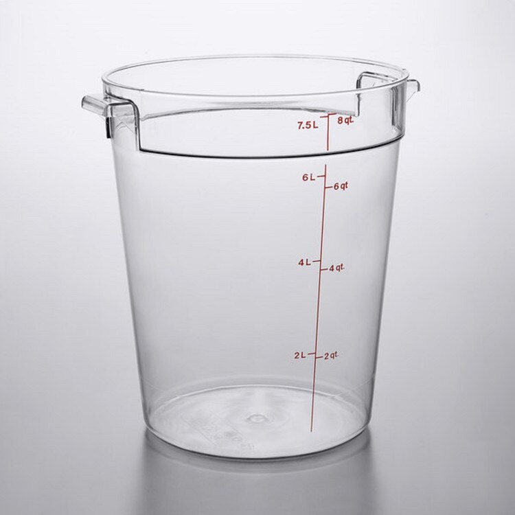 RFSCW8135 8 Qt. Clear Round Food St