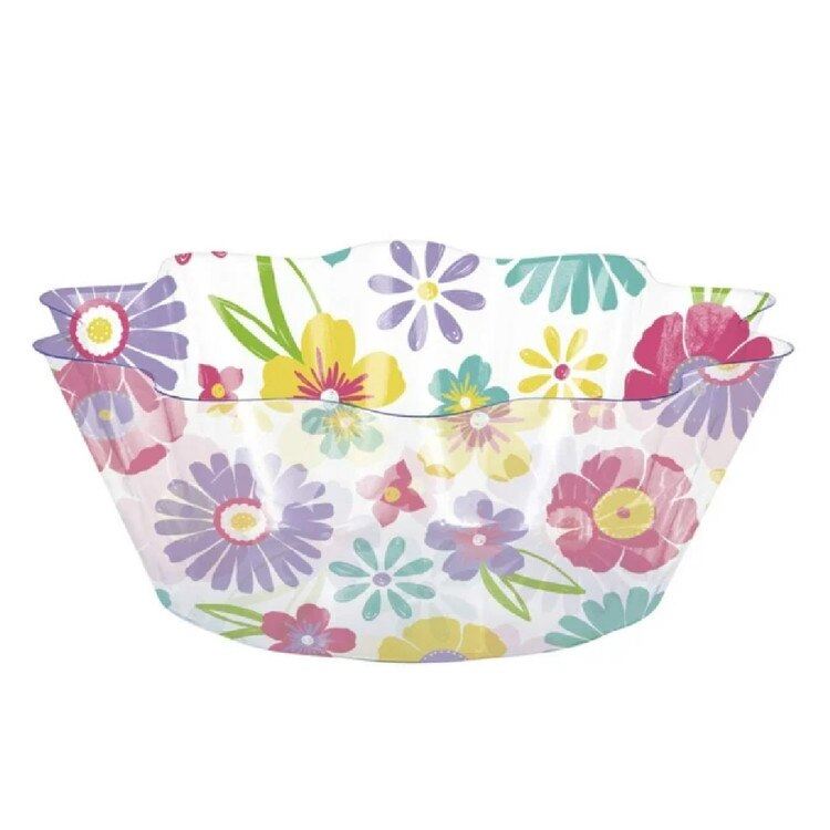369462 8" Spring Flowers Bowl