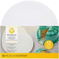2104-80 8" Wilton Cake Circles