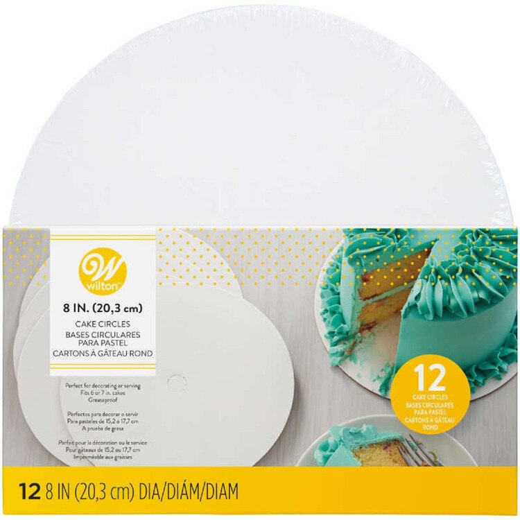 2104-80 8" Wilton Cake Circles