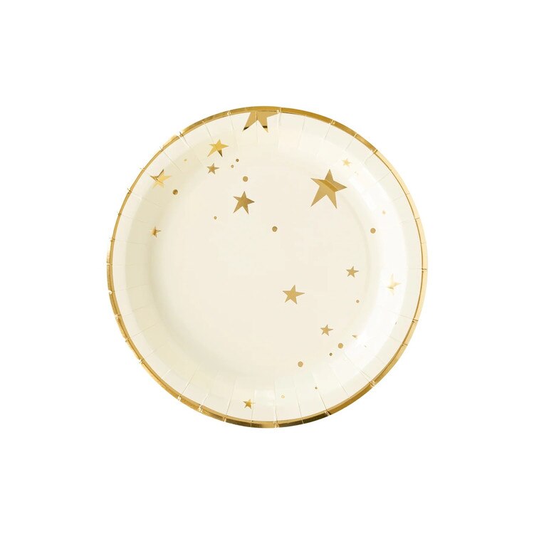 BAB940 9" Baby Star Paper Plate