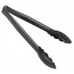 9TGS110 9" Black Scallop Tong
