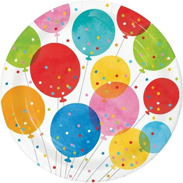 359284 9" Confetti Balloons Paper P