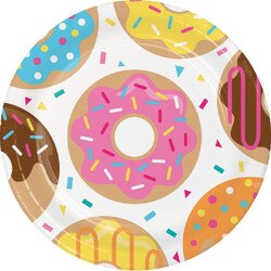 322296 9" Donut Time Paper Plate