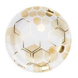 354597 9" Honeycomb Paper Plates
