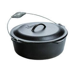 L12D03 9 Qt Cast Iron Dutch Oven wi