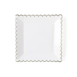 WHC840 9" Winter White Silver Scall