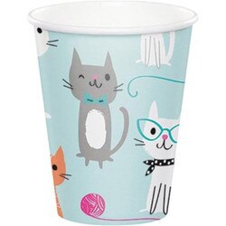 328591 9 oz Purr-FECT Paper Cups