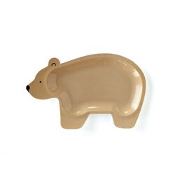 ADV842 Adventure Bear Shaped Plate