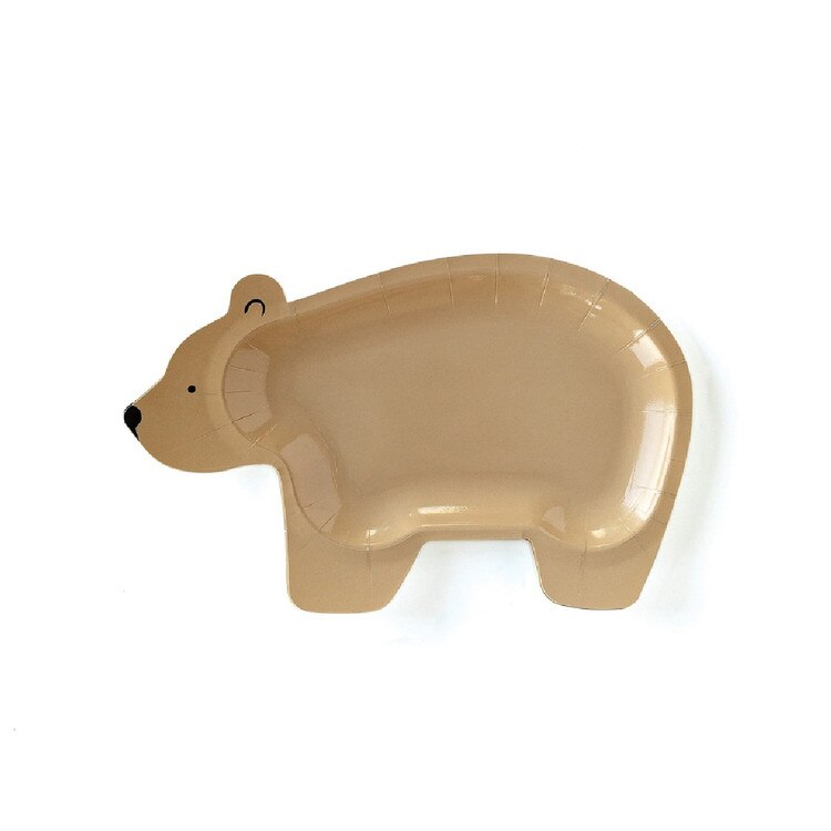 ADV842 Adventure Bear Shaped Plate