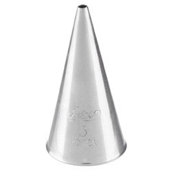 3 Ateco #3 Small Round Cake Tip