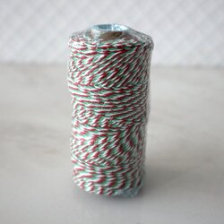 412-45 Baker's Twine - Green, White