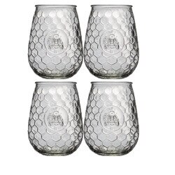 5856 Bee Embossed Stemless Glass -