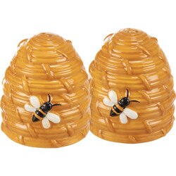 115760 Bee Skep Salt and Pepper Sha