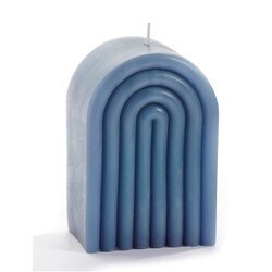 097096 Blue Rainbow Design Candle