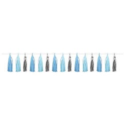 346394 Blue & Silver Garland