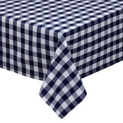 27917 Blue/White Checked 60" x 84"