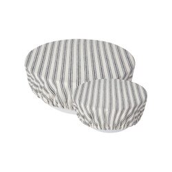 2023028 Bowl Cover - Ticking Stripe