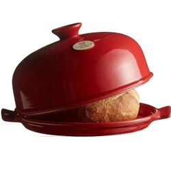EH345508 Bread Cloche - Burgundy