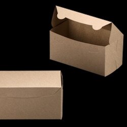 2369 Brown Lock & Tab Box w/out Win