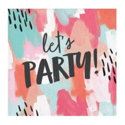 330007 Brush Strokes Lets Party Bev