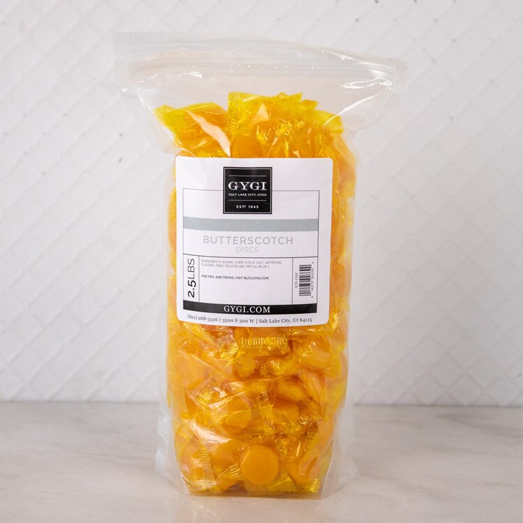 1758 Butterscotch Discs Hard Candy