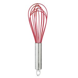 Cuisipro 10-Inch Silicone Flat Whisk Frosted