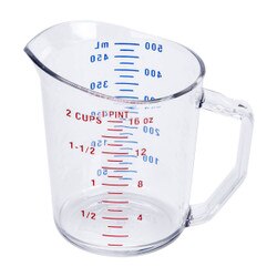 50MCCW135 Cambro Clear Camwear Meas