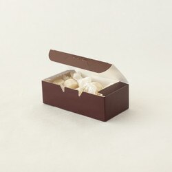 1086 Candy Box 1/2# 1-piece Burgund