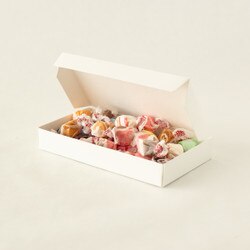 1330 Candy Box 1/2# 1-piece White 1