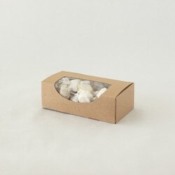 1081W Candy Box 1/2# Kraft with Win