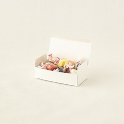 1070 Candy Box 1/4# 1-piece White -