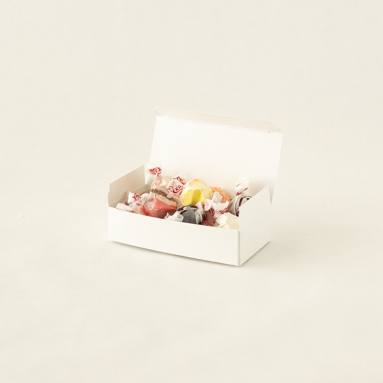 1070 Candy Box 1/4# 1-piece White -