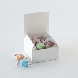 1260 Candy Box 1/4# White 1-Piece S