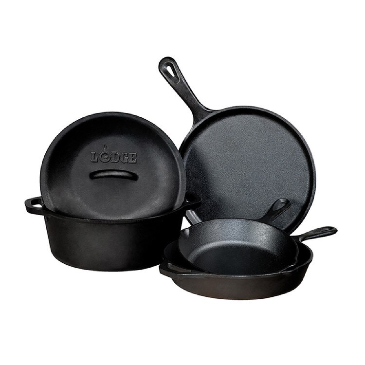 L5HS3 Cast Iron 5-Piece Set