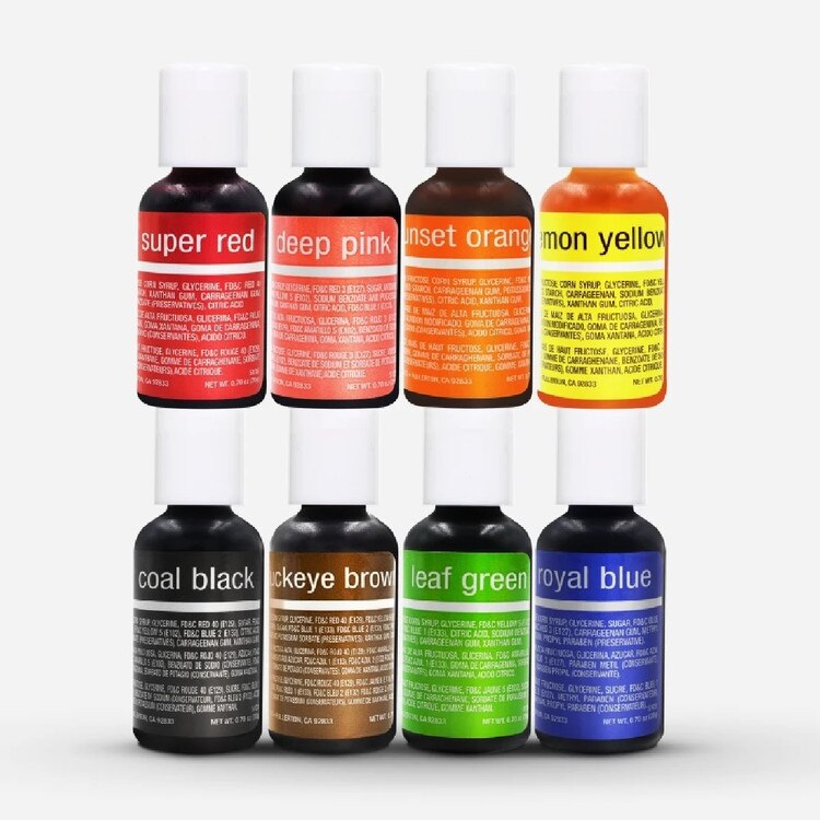 13432 Chefmaster 8-Color Food Colo