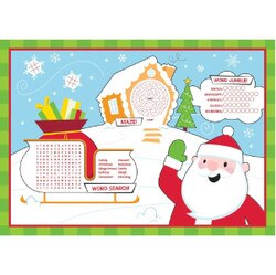 353006 Christmas Activity Placemat