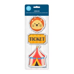 5219 Circus 3pc Cookie Cutter Set