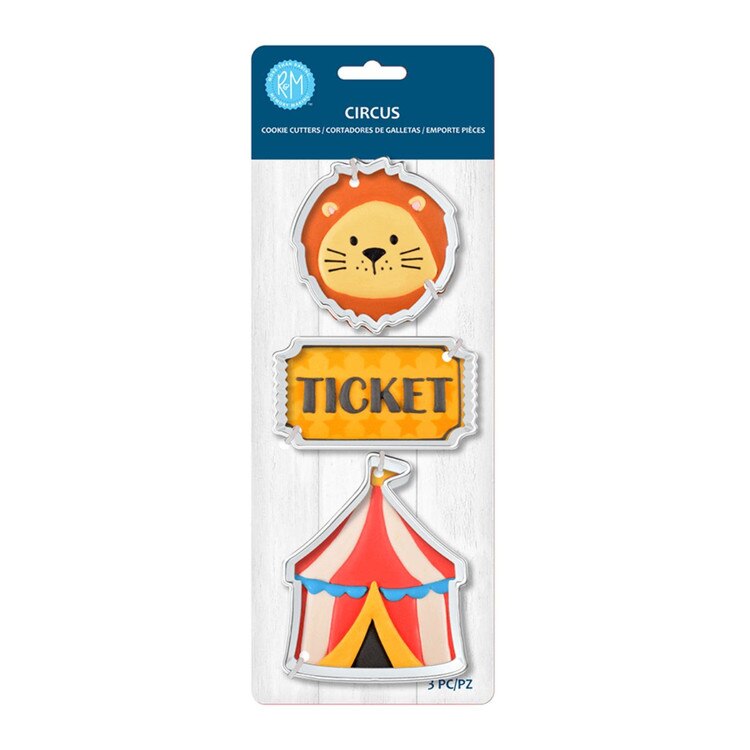 5219 Circus 3pc Cookie Cutter Set