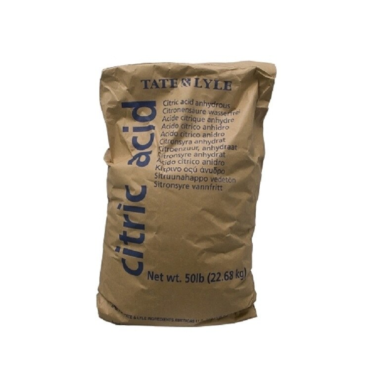 UNI-809148 Citric Acid 50 lb Bag