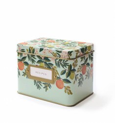 BRC005 Citrus Floral Recipe Box