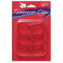 01600 Clear Table Cover Clip