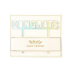 PGB618 Congrats Cake Topper