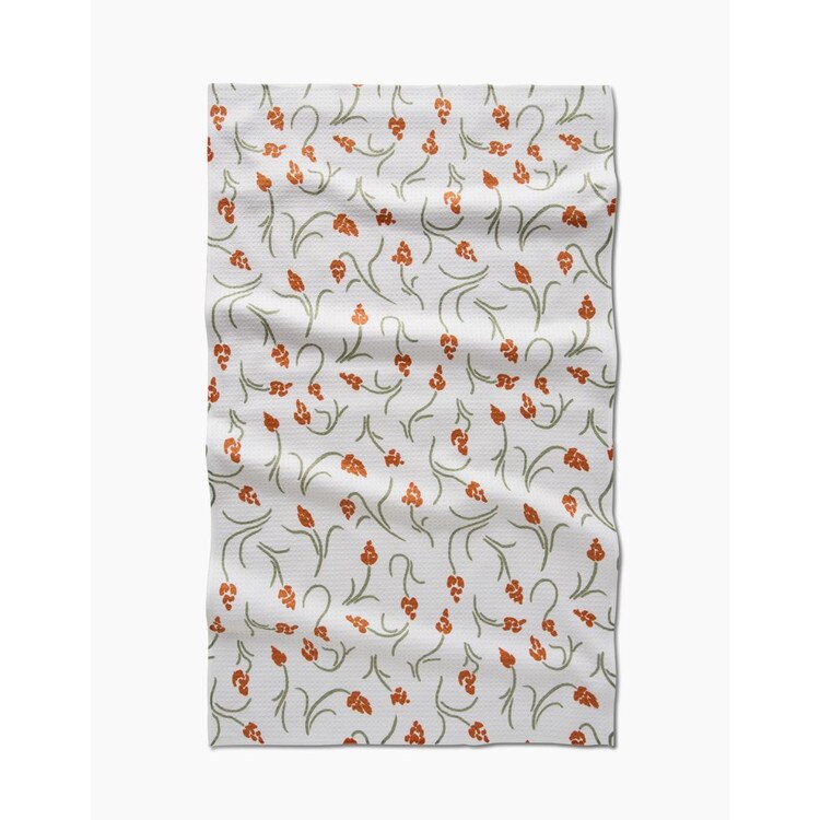 TT-MF-CFL Crayon Floral Tea Towel